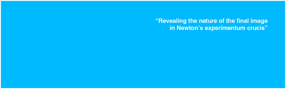 Newton's experimentum crucis